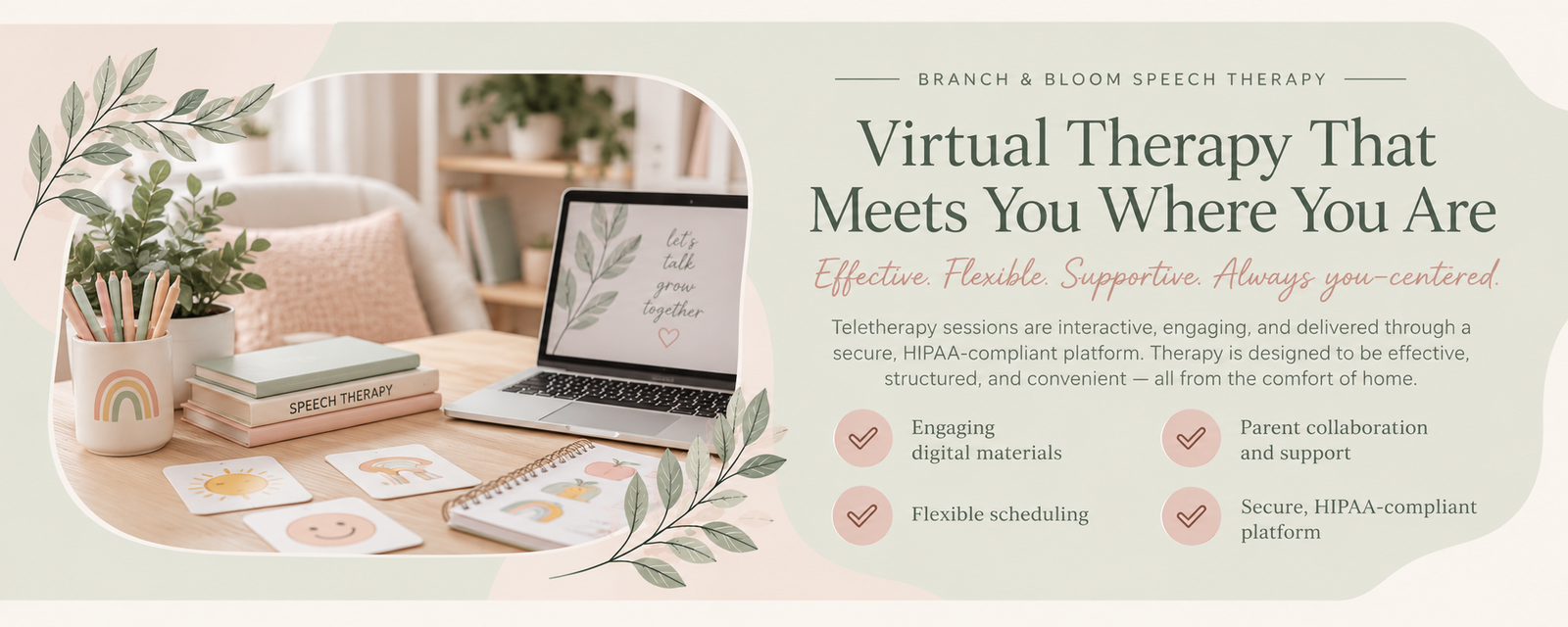 Branch and Bloom Virtual Speech Therapy