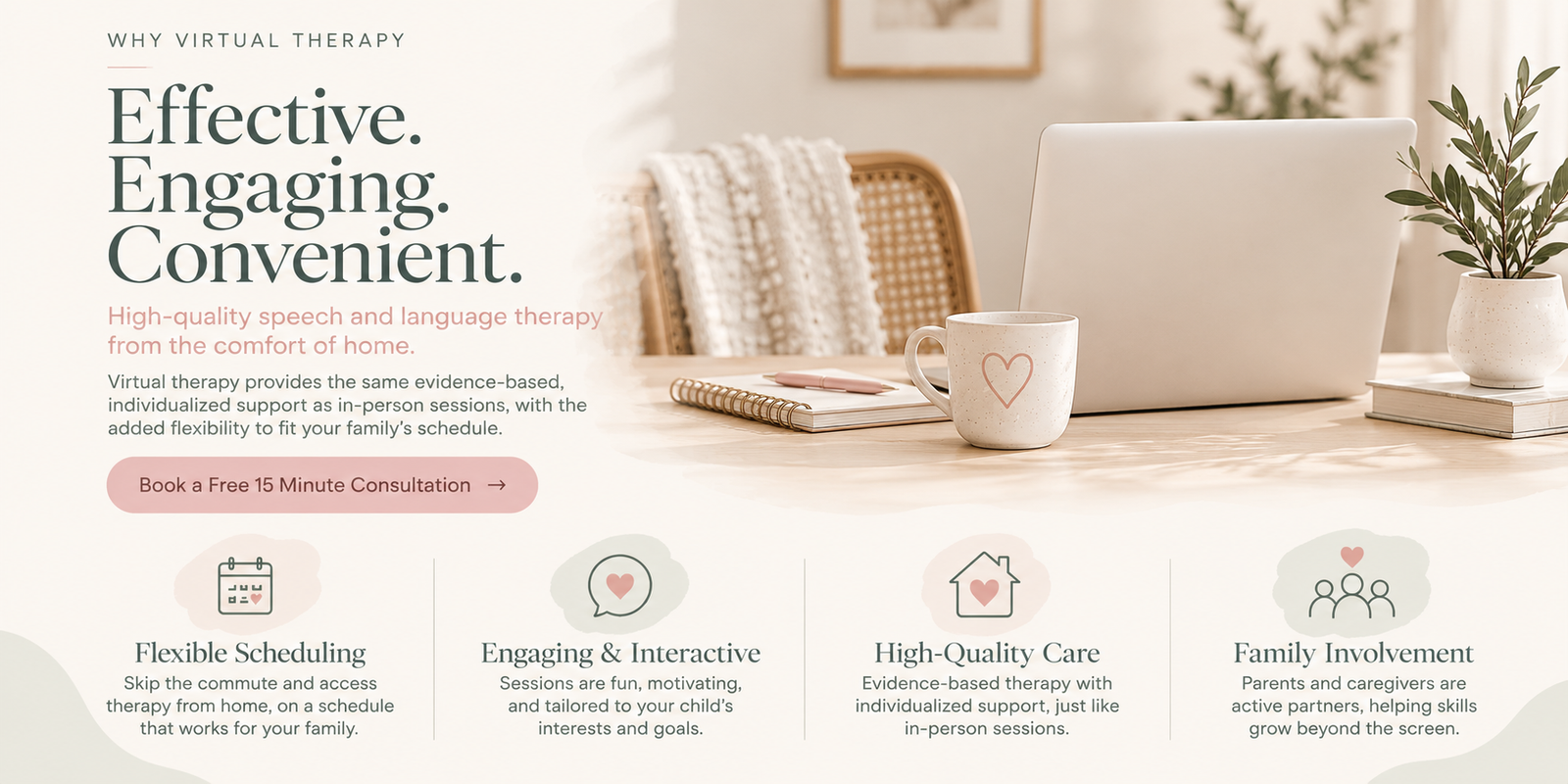 Effective, Engaging, Convenient virtual speech therapy