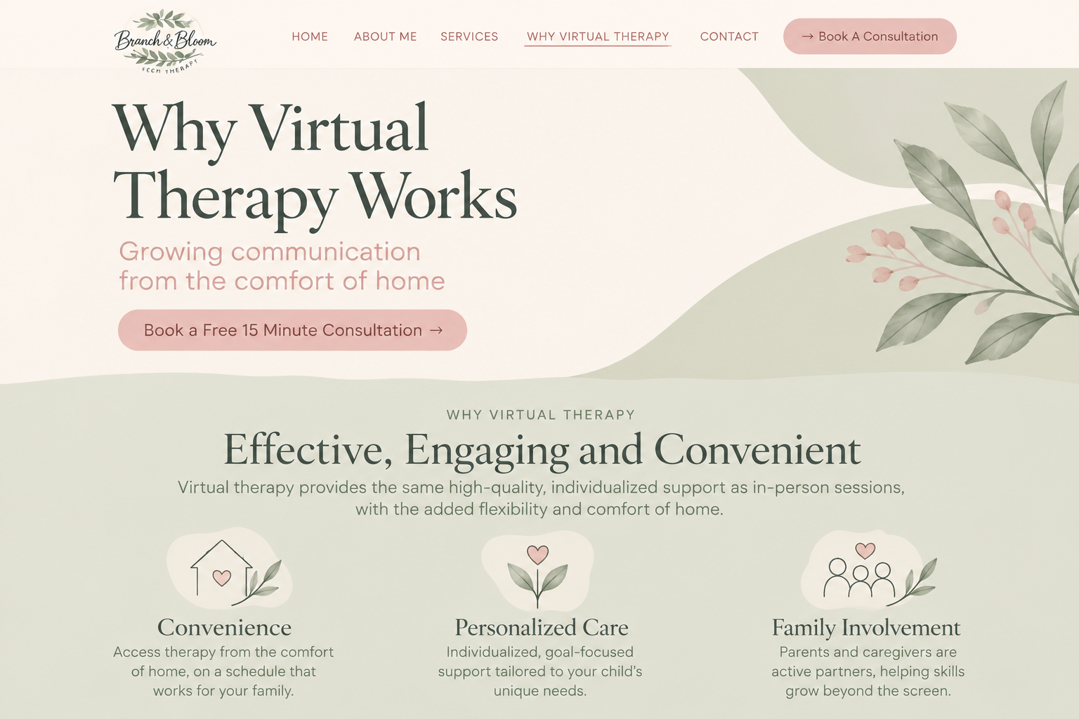 Why Virtual Therapy Works — Convenient, personalized speech therapy with family involvement.
